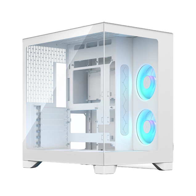 Fractal Pop 2 Vision W RGB Mid Tower Gaming Case - White 
